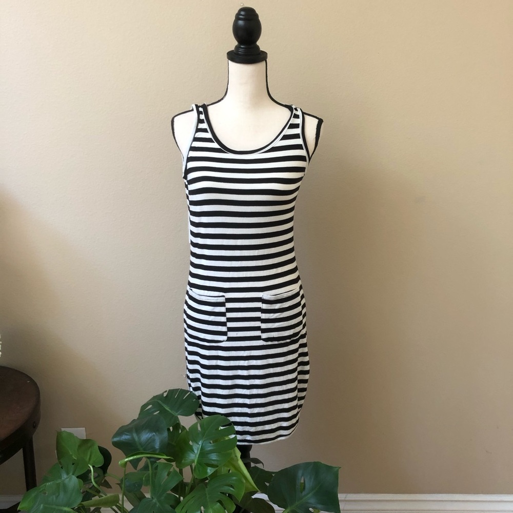 Stripe jersey dress